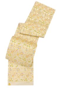 30代訪問着に龍村美術織物の白地袋帯が10万円以下で購入可能！留袖にも 